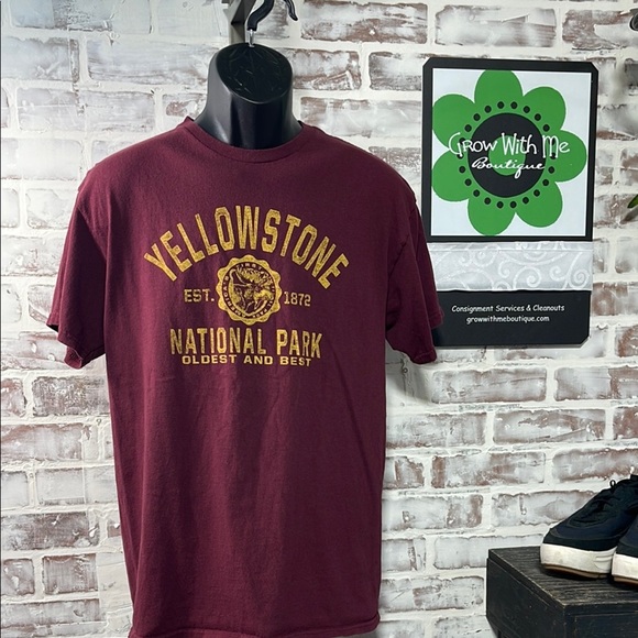 Other - Yellowstone National Park Maroon T-Shirt